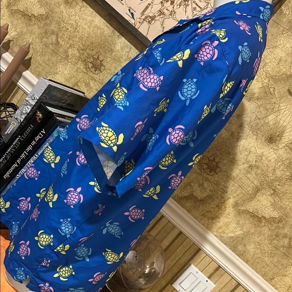 Uzzi Amphibious Gear Blue Turtle Print Men's Shirt. XXL - Picture 3 of 8